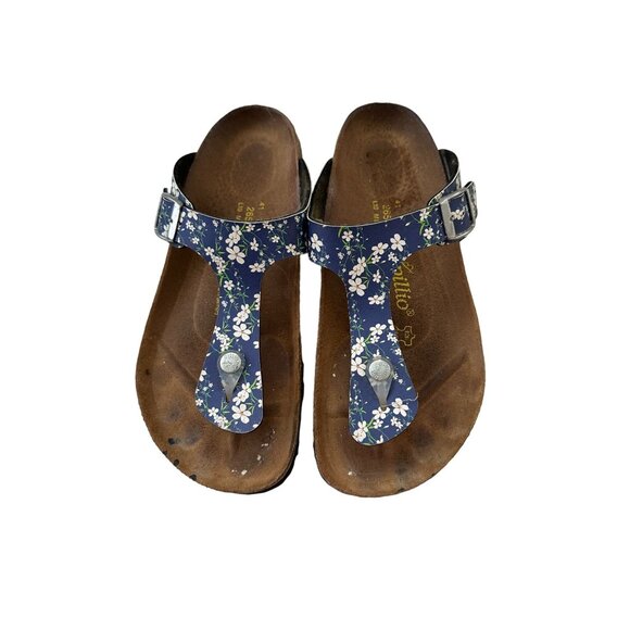 Papillio Blue Floral Sandals - Picture 2 of 6